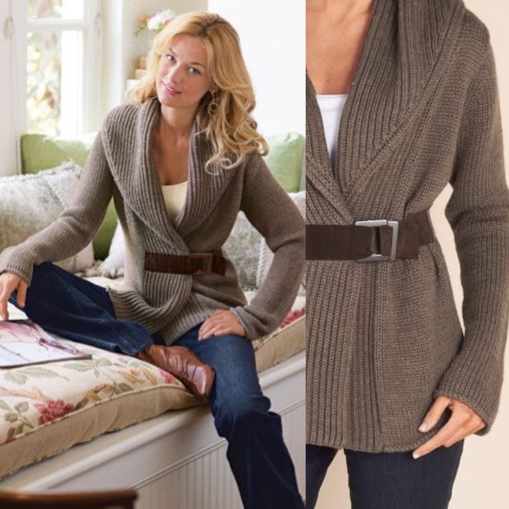 Soft Surroundings Country Weekend Sweater Jacket